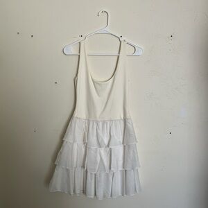 Cynthia Rowley Cream Layered Dress